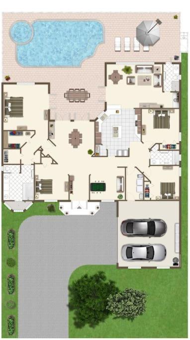 Villa Martinique By Coralvilla Cape Coral Exterior foto